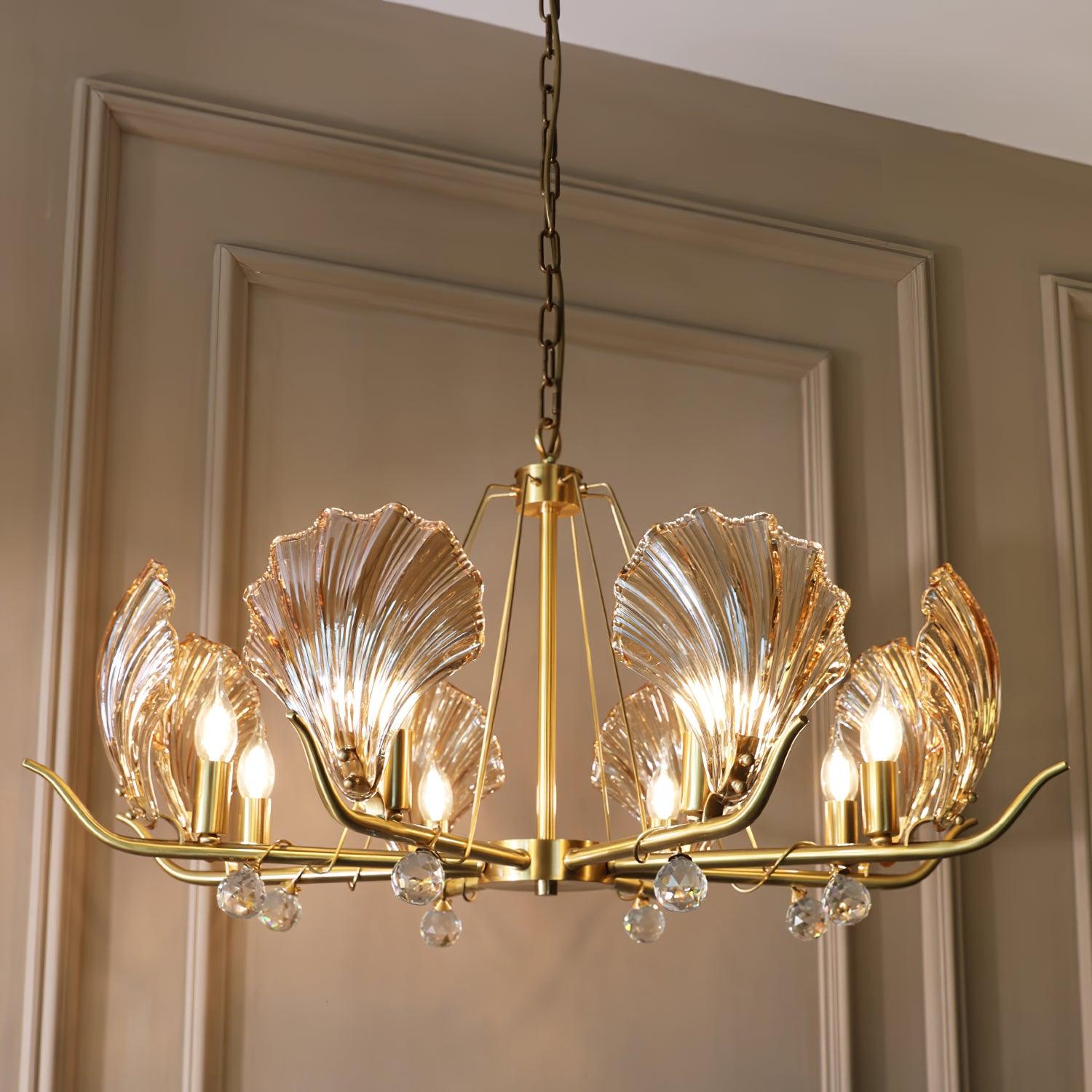 Shell Crystal Chandelier - Blowlighting
