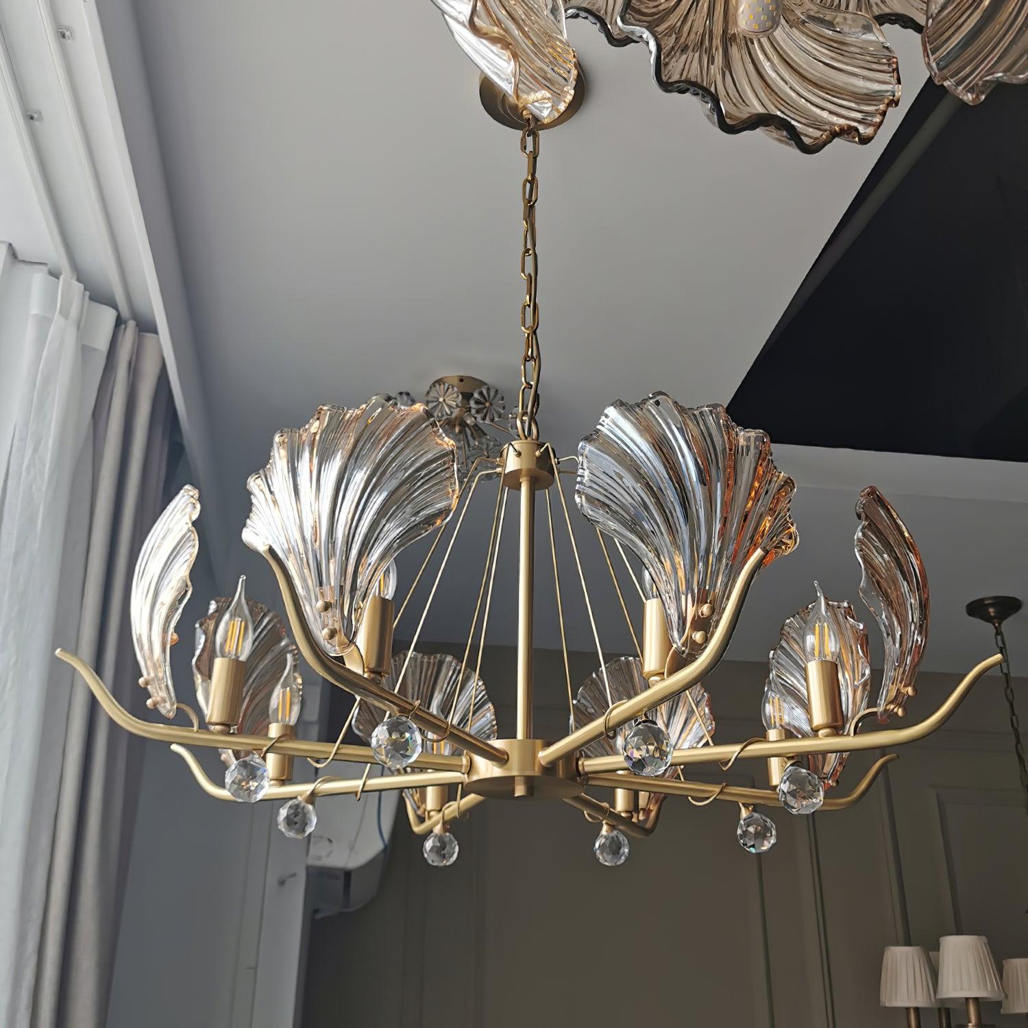 Shell Crystal Chandelier - Blowlighting