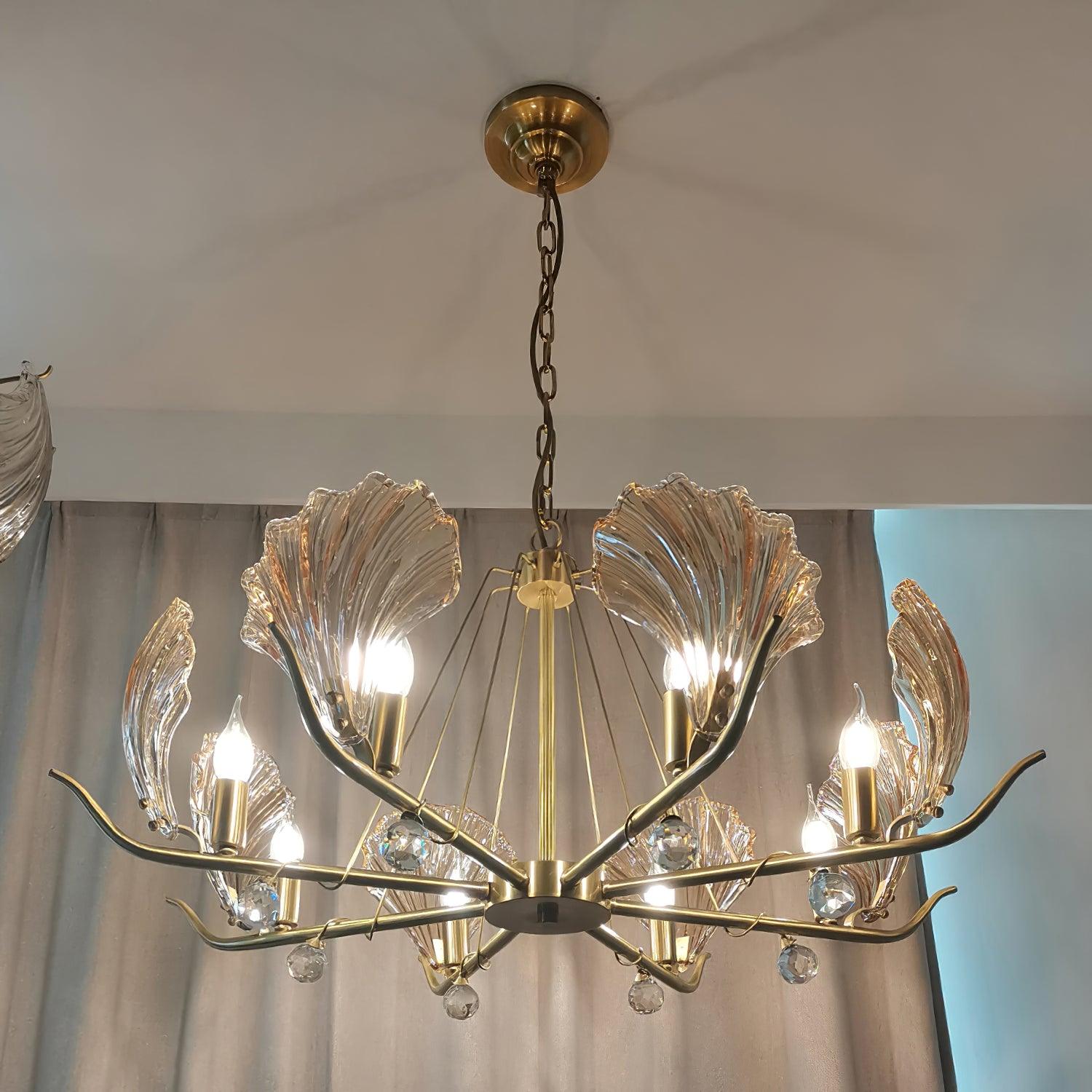 Shell Crystal Chandelier - Blowlighting