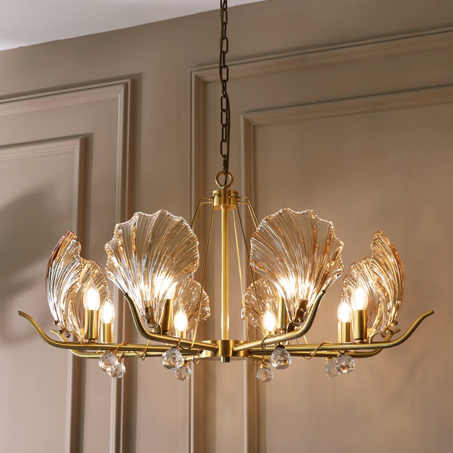 Shell Crystal Chandelier - Blowlighting
