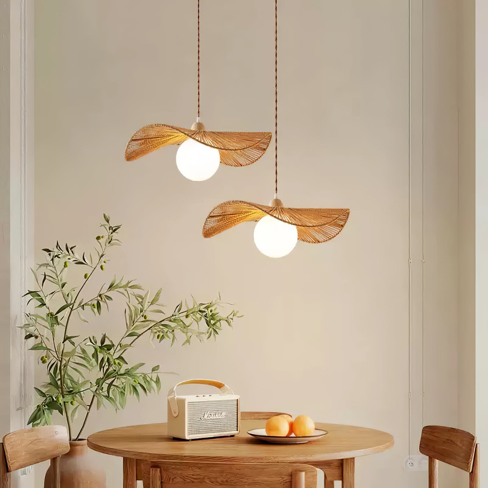 Sirocco Woven Pendant Lamp - Blowlighting