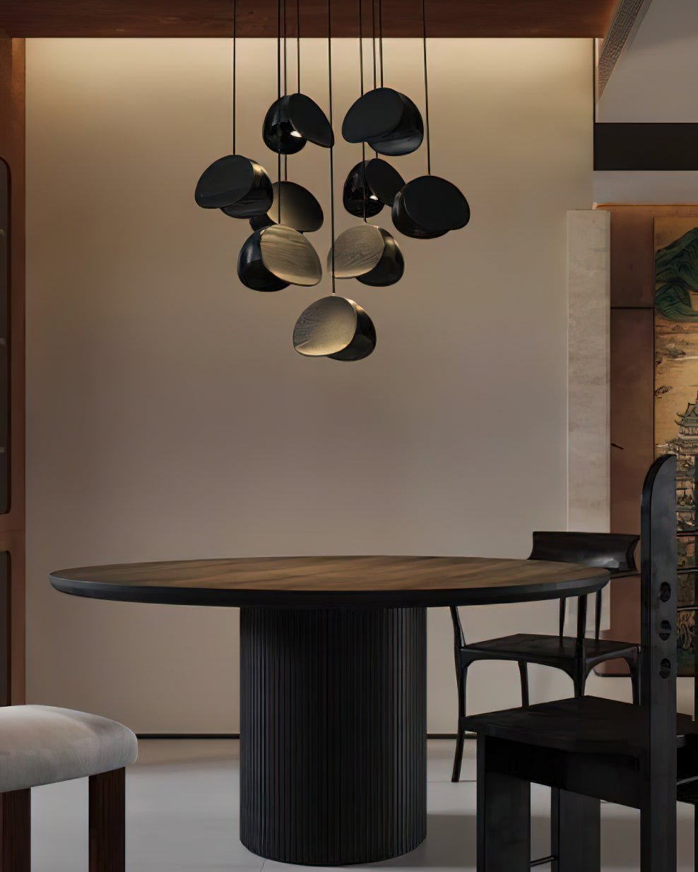 Elmiren Cluster Wood Pendant Light - Blowlighting