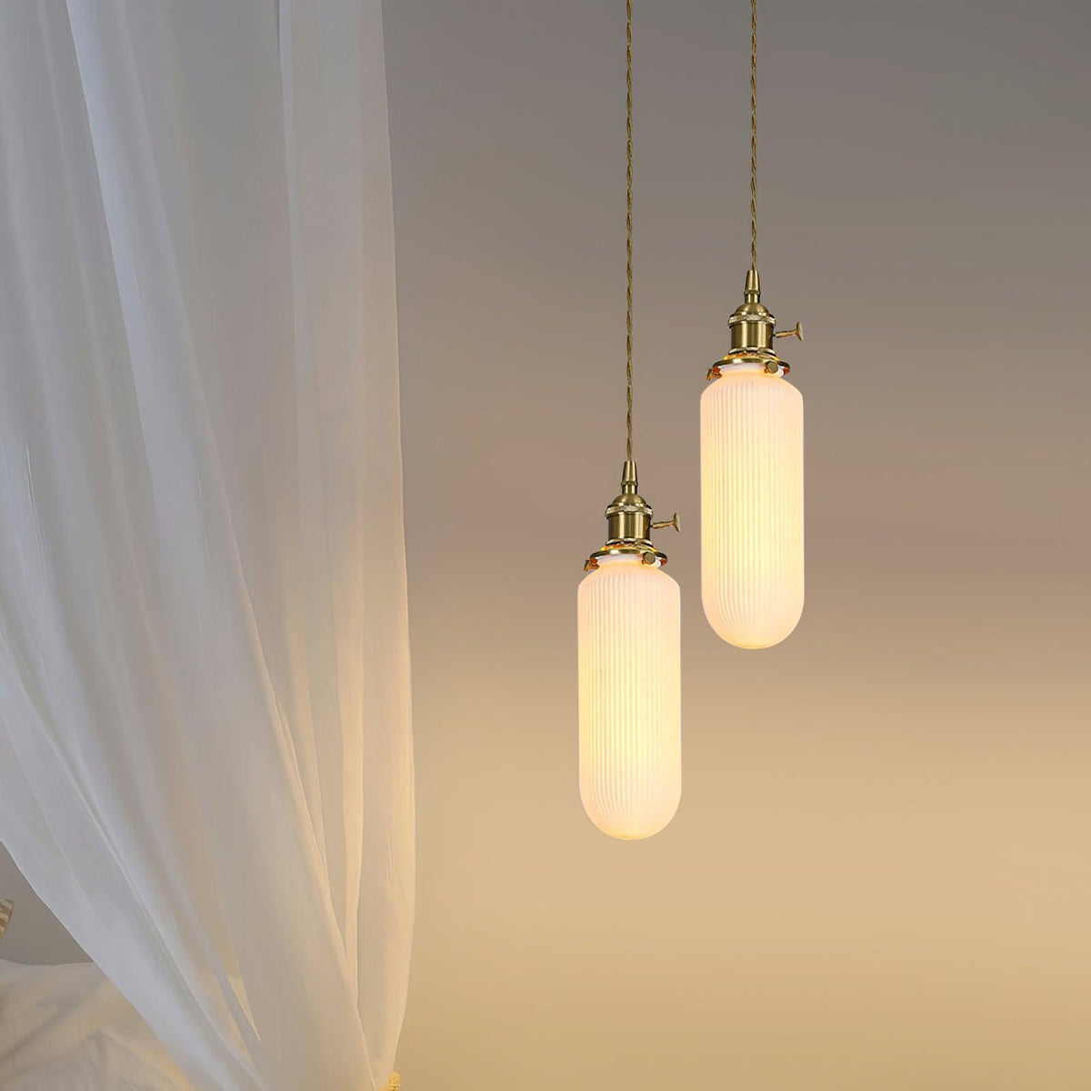 Liora Vintage Ceramic Pendant Light - Blowlighting