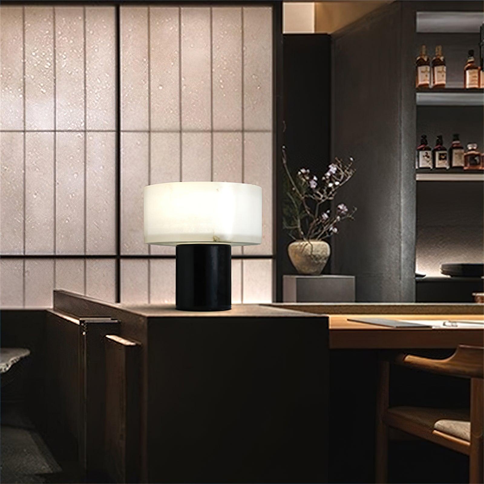 Small Solid Table Lamp - Lamp Copper
