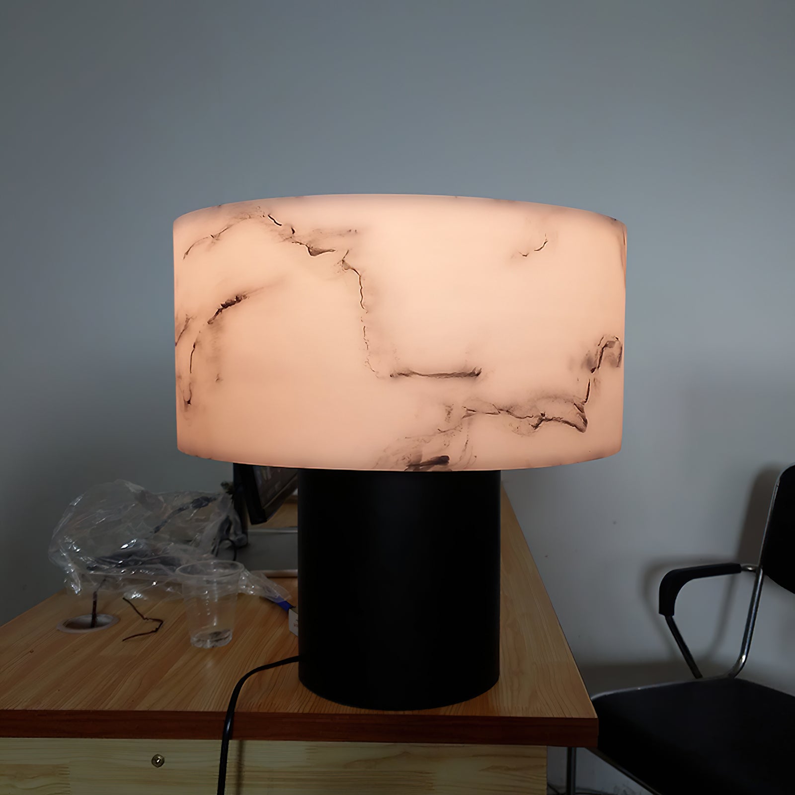 Small Solid Table Lamp - Lamp Copper