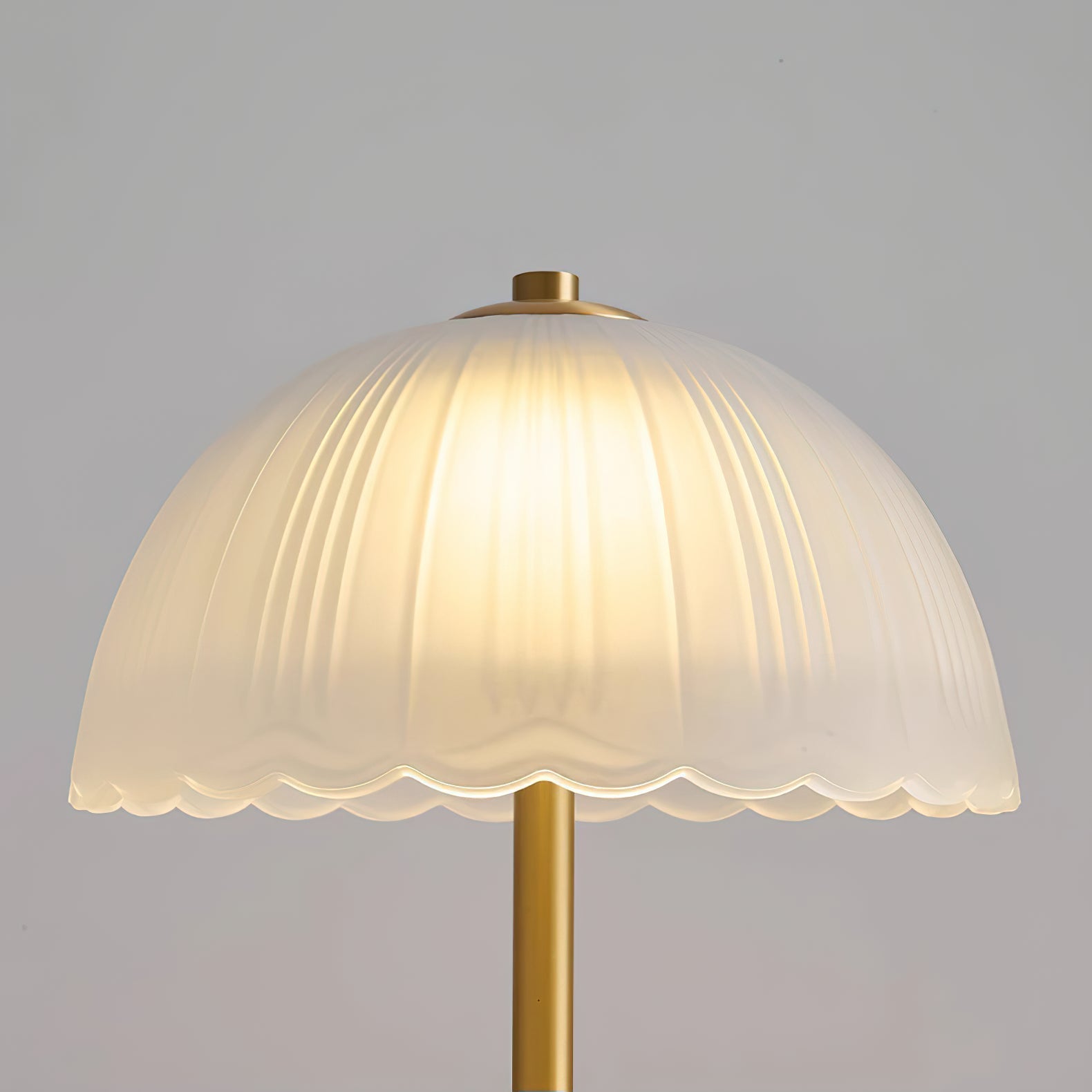 Small Umbrella Table Lamp - Lamp Copper