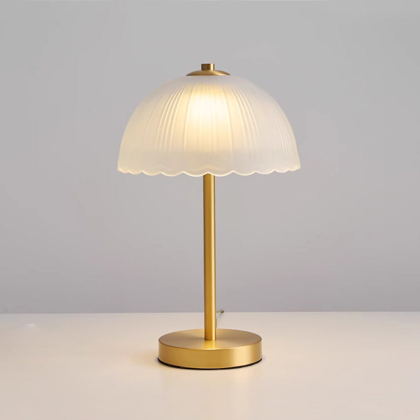 Small Umbrella Table Lamp - Lamp Copper