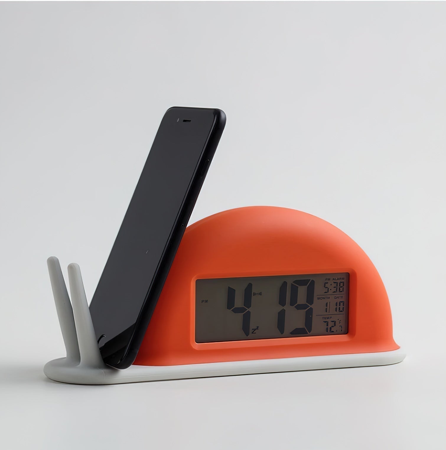 Snail Alarm Clock Night Light (built-in battery) - Lamp Copper