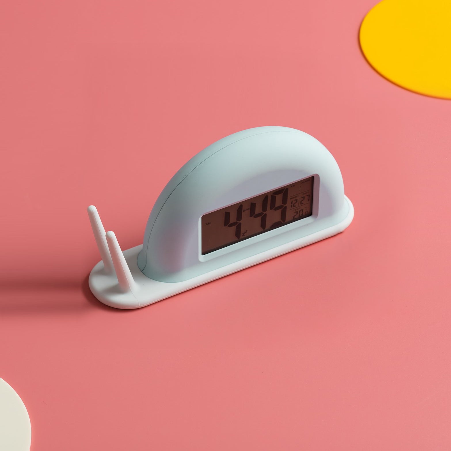 Snail Alarm Clock Night Light (built-in battery) - Lamp Copper