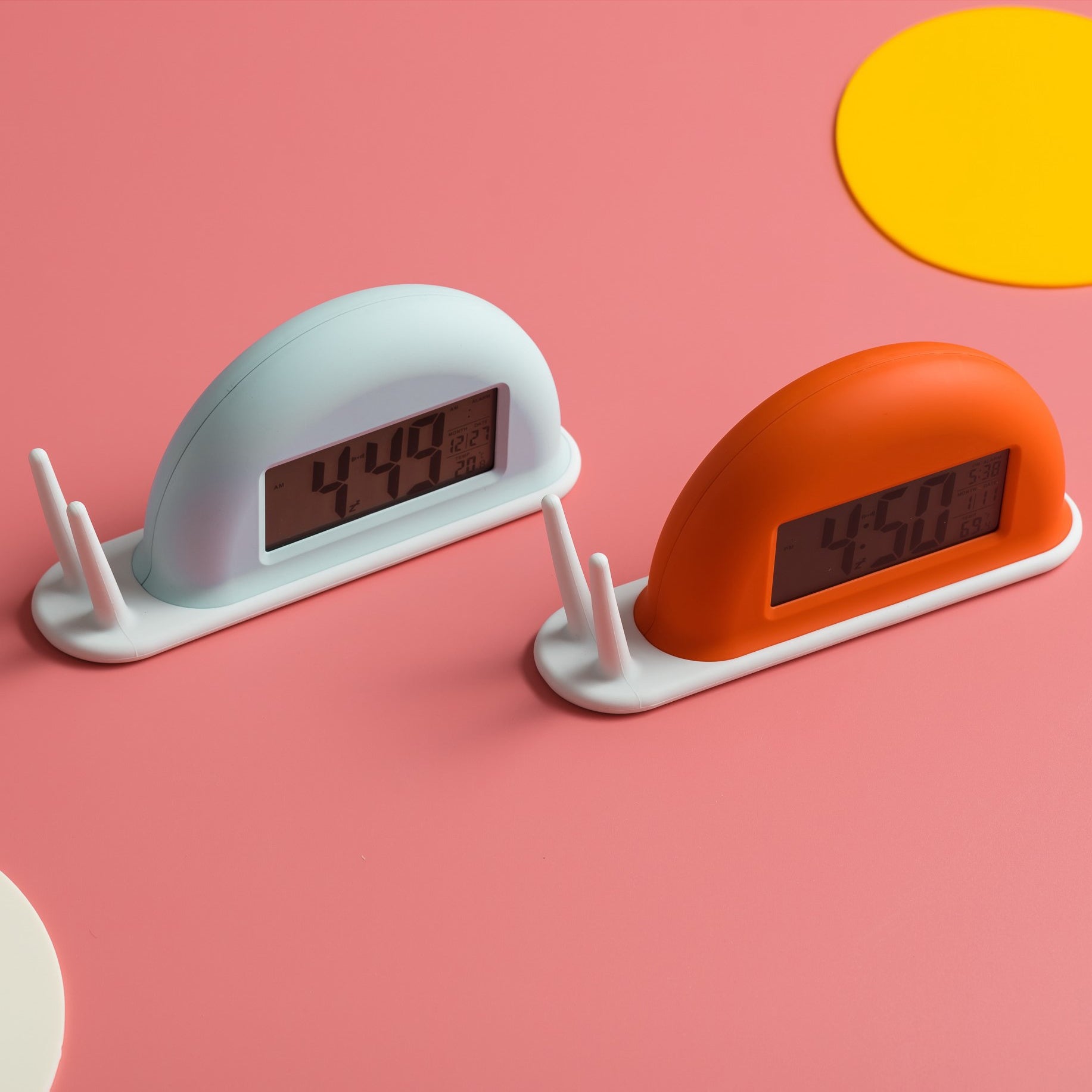 Snail Alarm Clock Night Light (built-in battery) - Lamp Copper