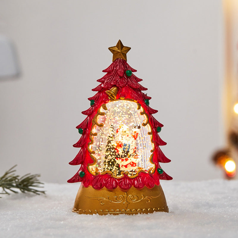 Snow Globe Table Lamp (built-in battery) - Lamp Copper