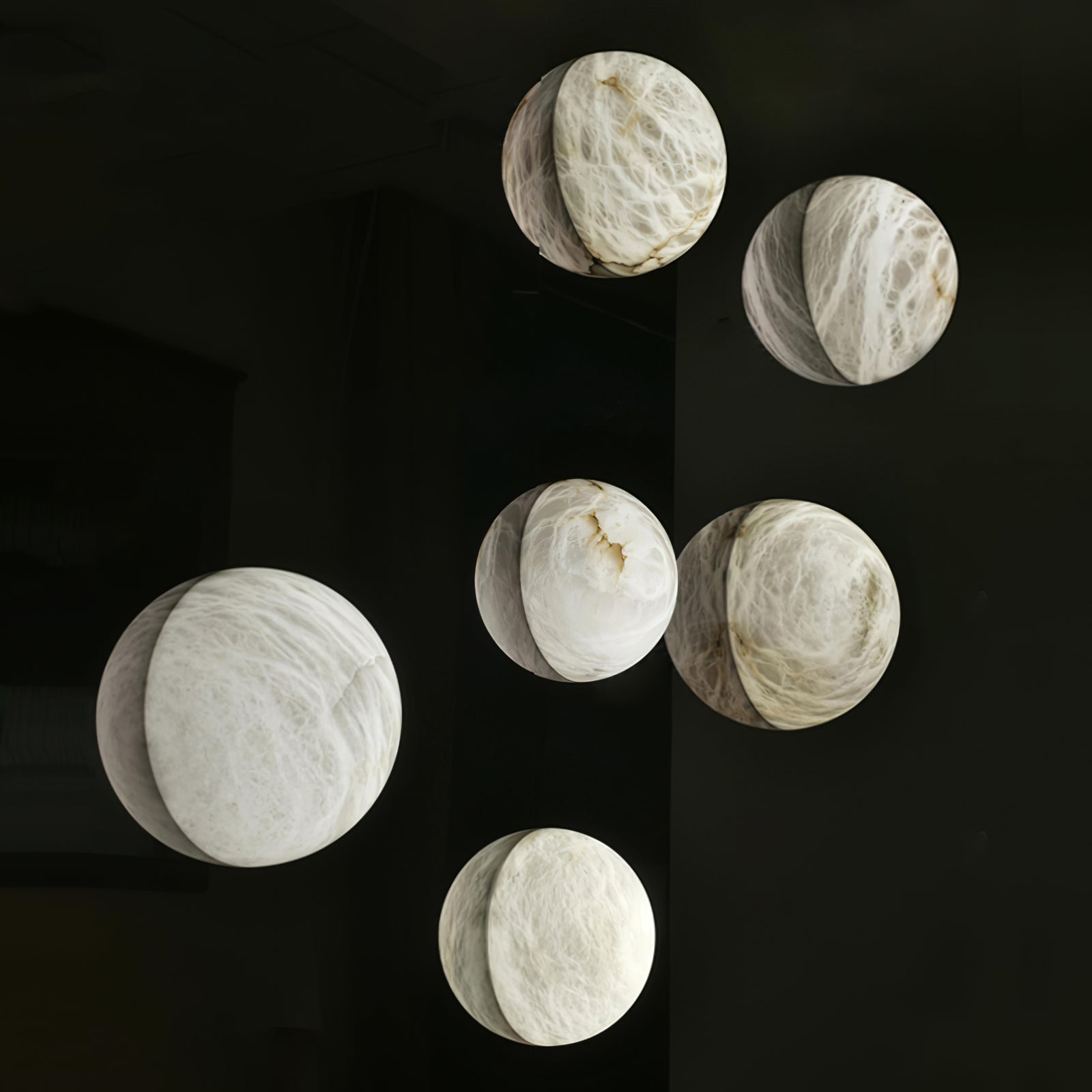 Canoria Wabi-Sabi Travertine Wall Lamp - Neutralighting