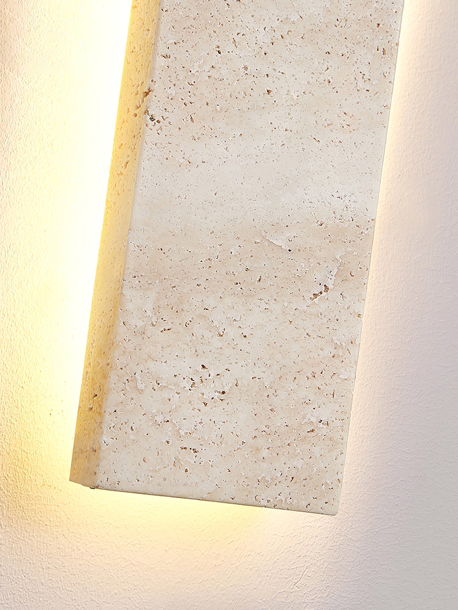 Olnorir Slim Rectangle Travertine Wall Light - Neutralighting
