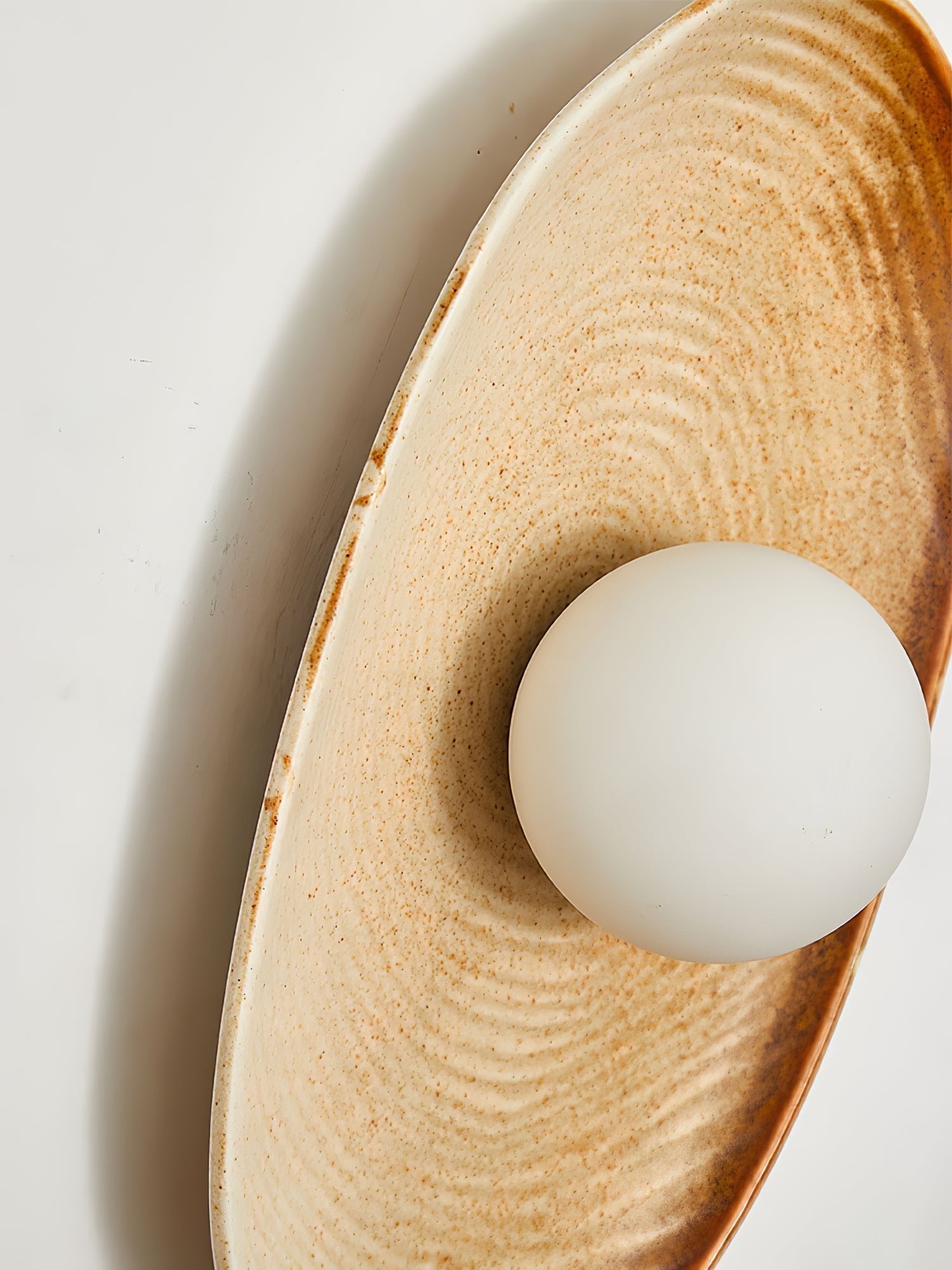 Solace Rustic Marble Wall Lamp - Blowlighting