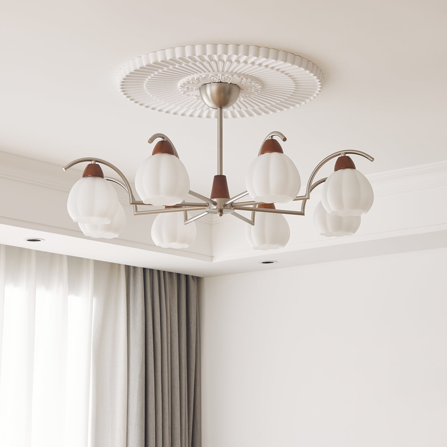 Soluna Bloom Chandelier - Blowlighting