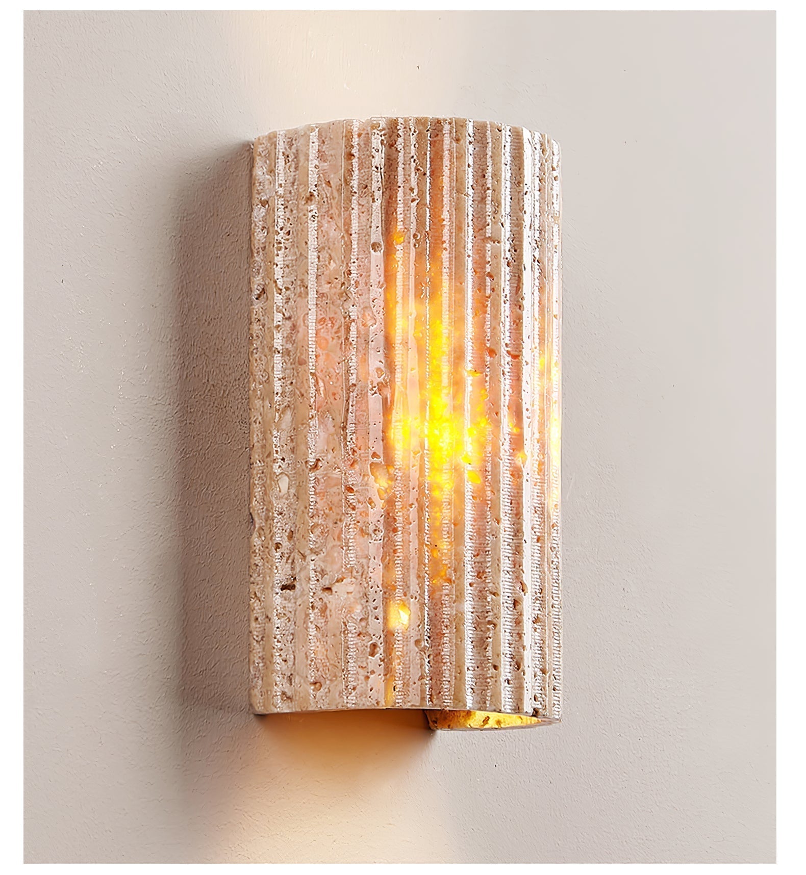 Sysilion Travertine Wall Light - Neutralighting