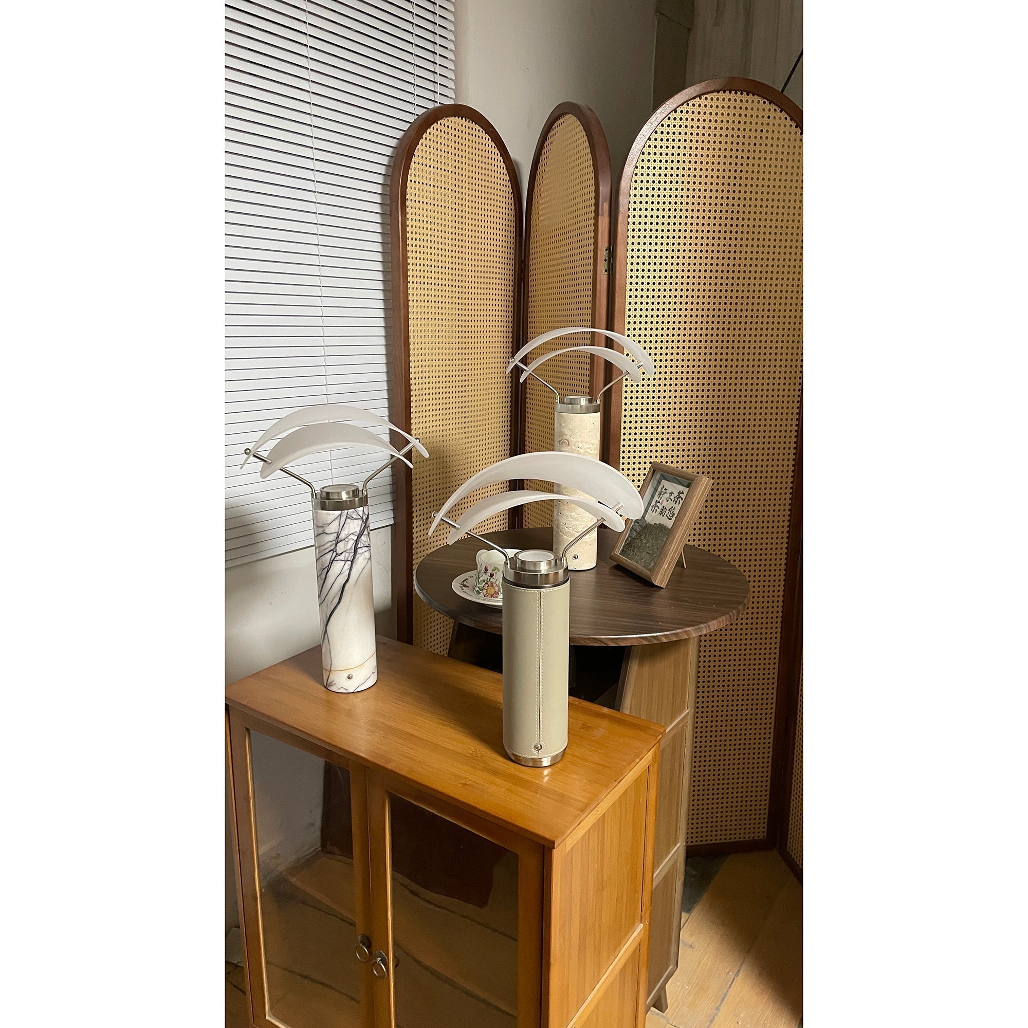 Sompex Marble Table Lamp - Lamp Copper