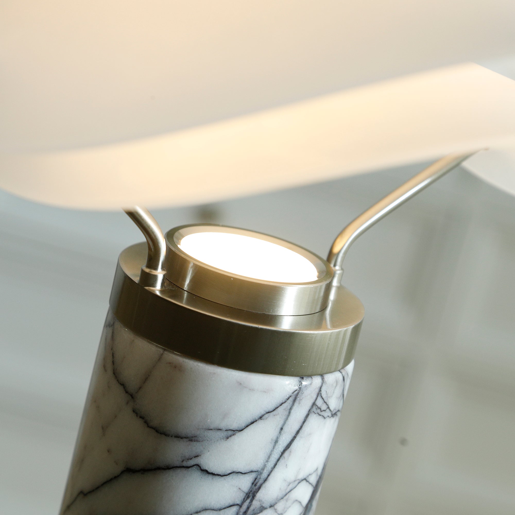 Sompex Marble Table Lamp - Lamp Copper