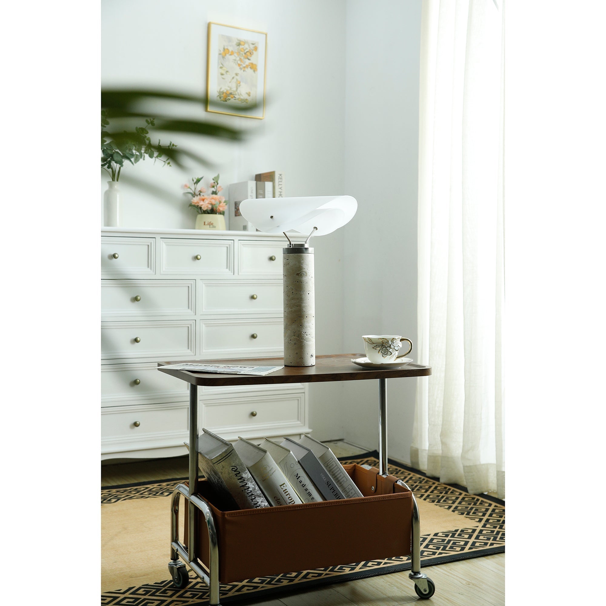 Sompex Marble Table Lamp - Lamp Copper