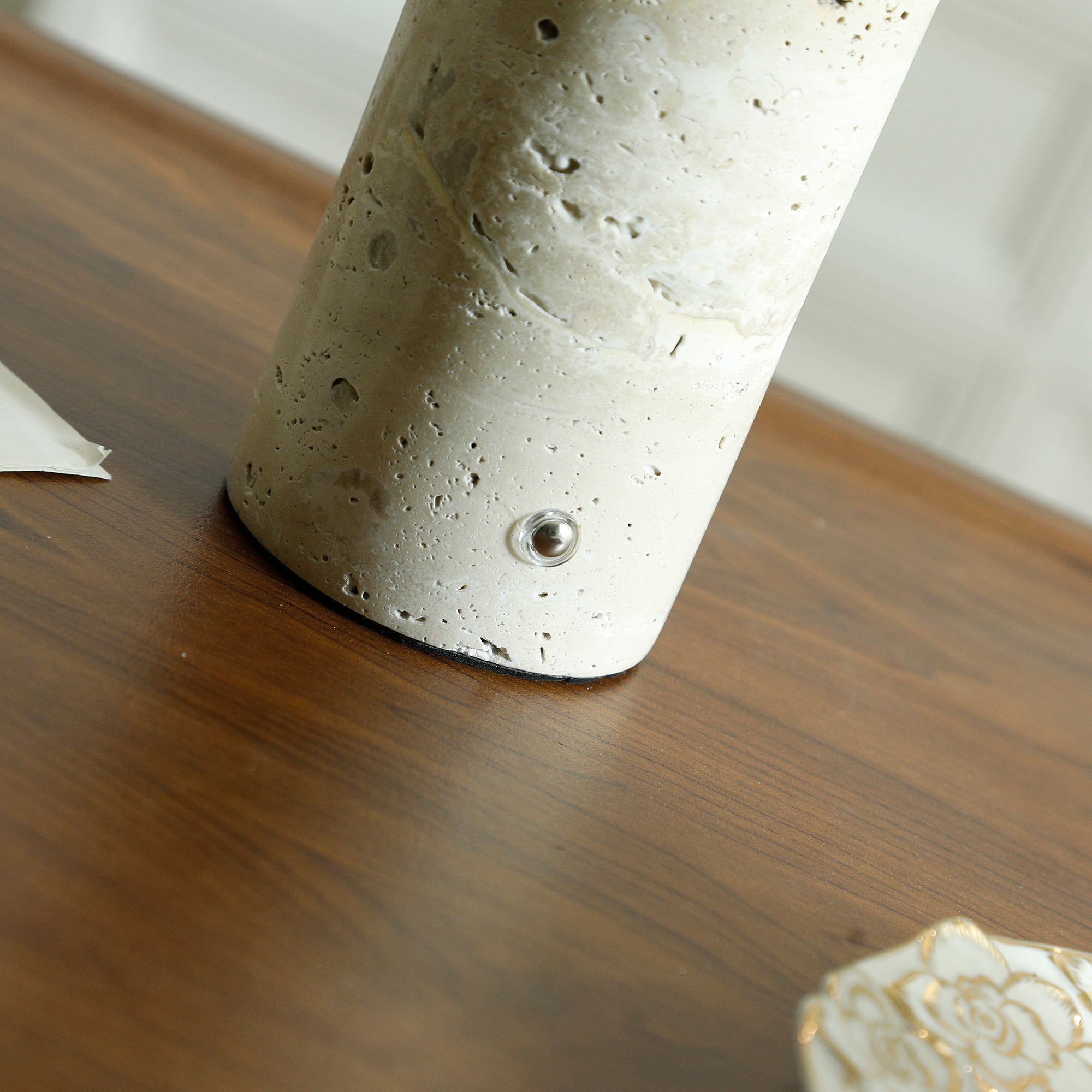 Sompex Marble Table Lamp - Lamp Copper
