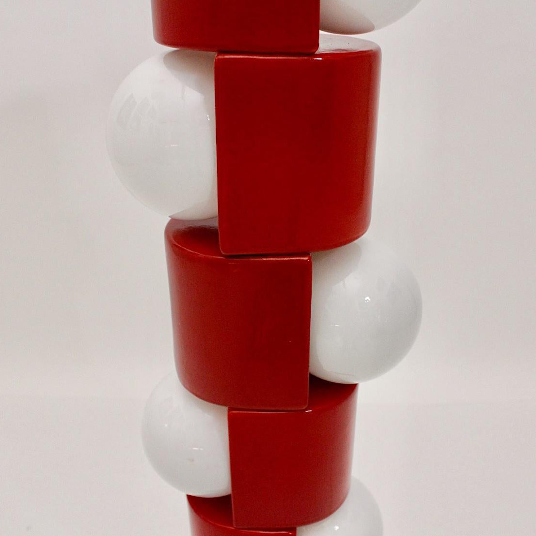 Space Age Totem Floor Lamp - Lamp Copper