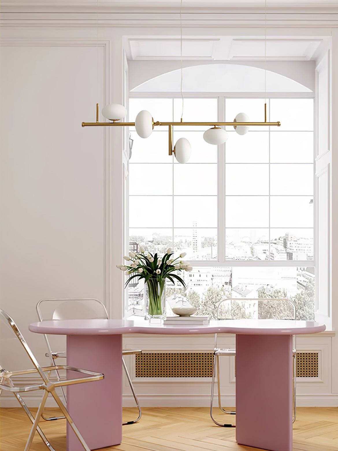 Balance Modern Glass Chandelier - Blowlighting