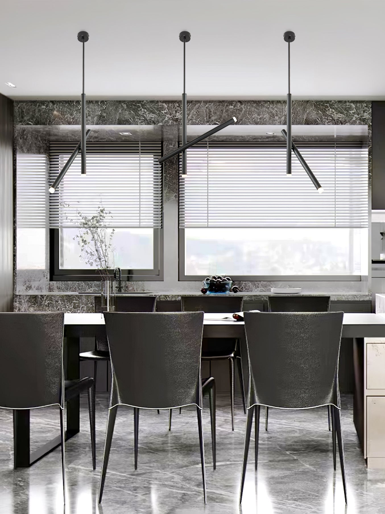 Spinner Linear Pendant Lamp - Blowlighting