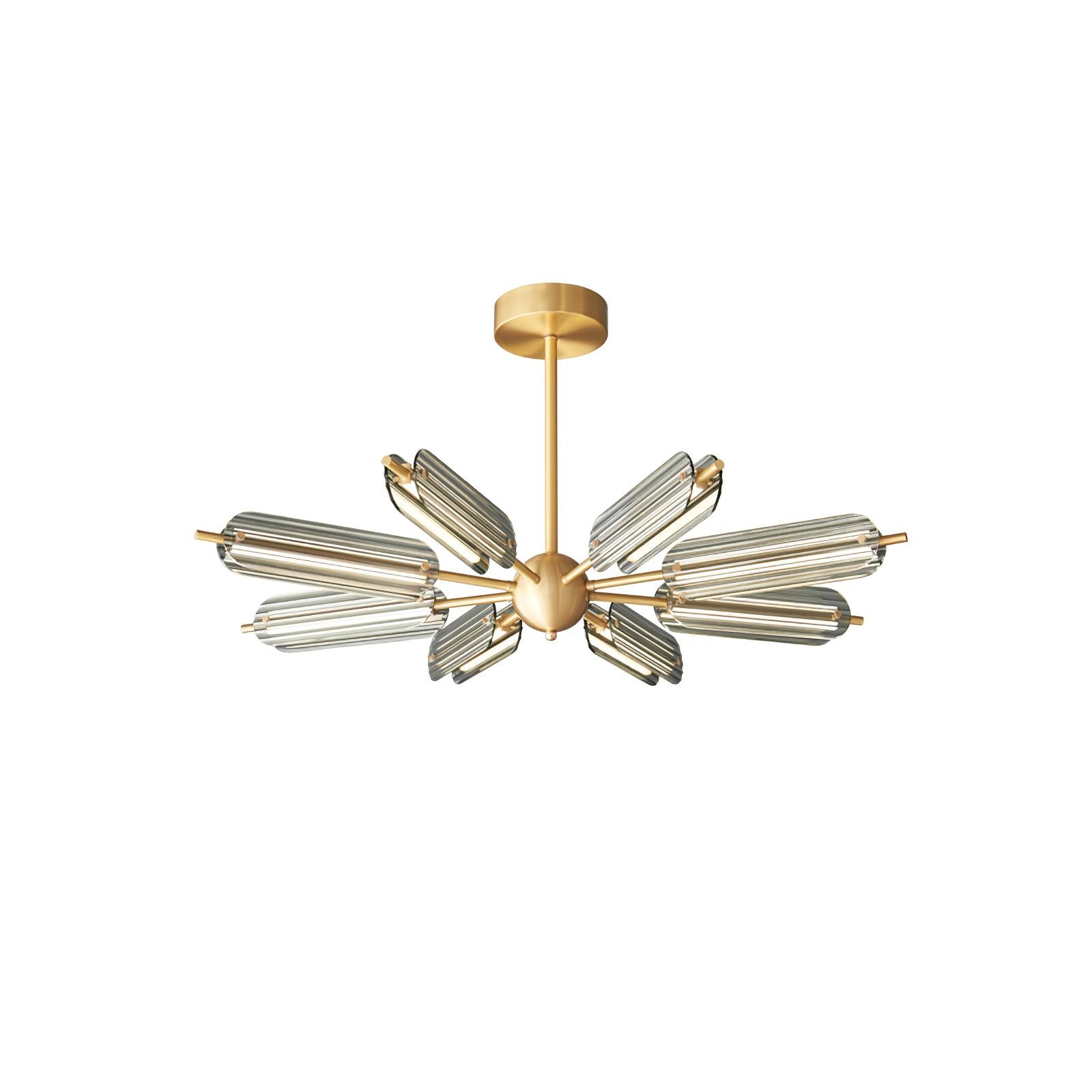 Sputnik Brass Chandelier - Blowlighting