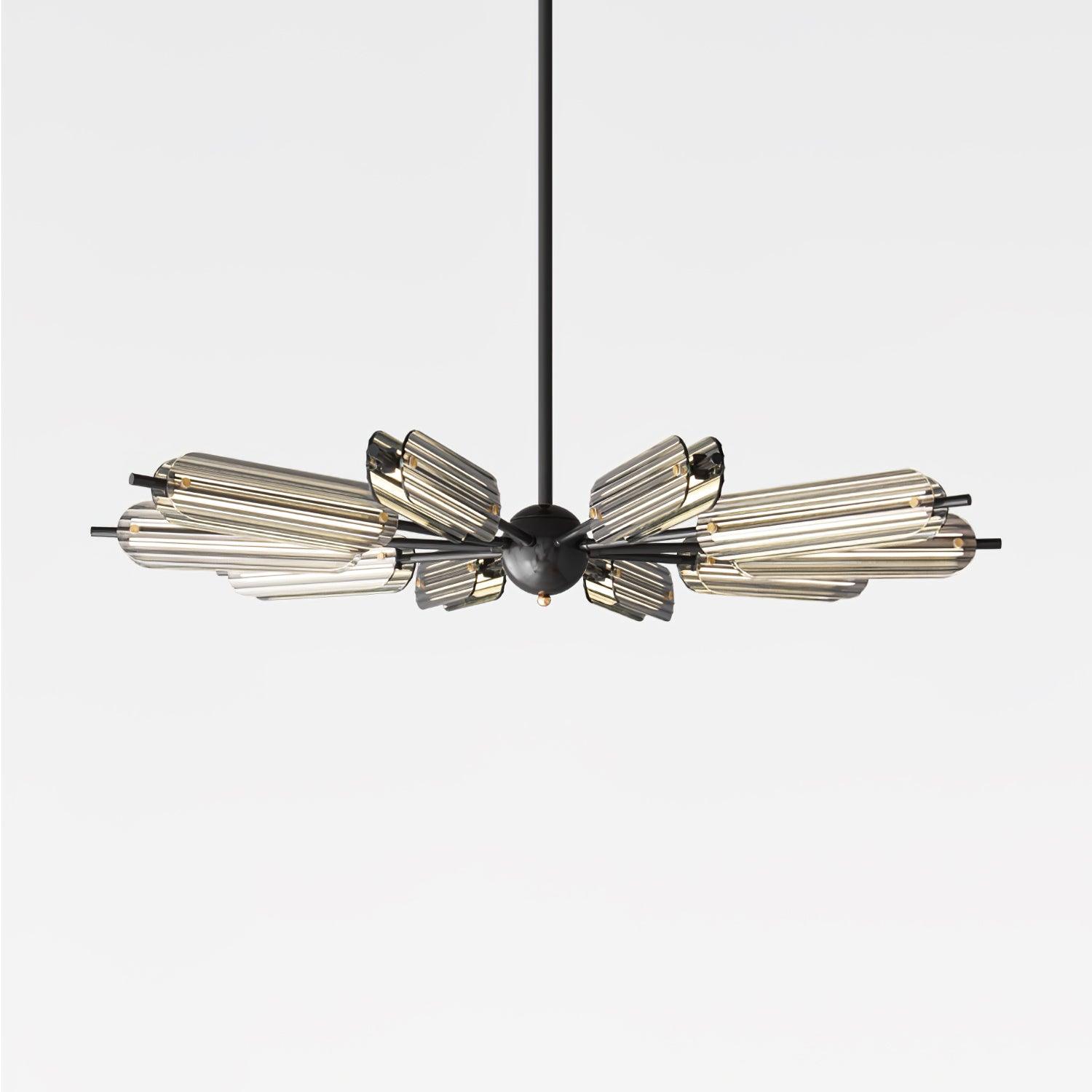 Sputnik Brass Chandelier - Blowlighting