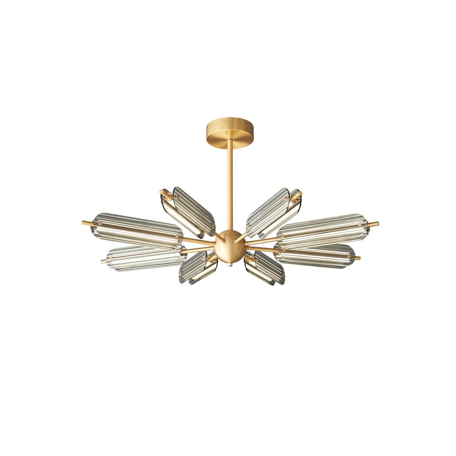 Sputnik Brass Chandelier - Blowlighting