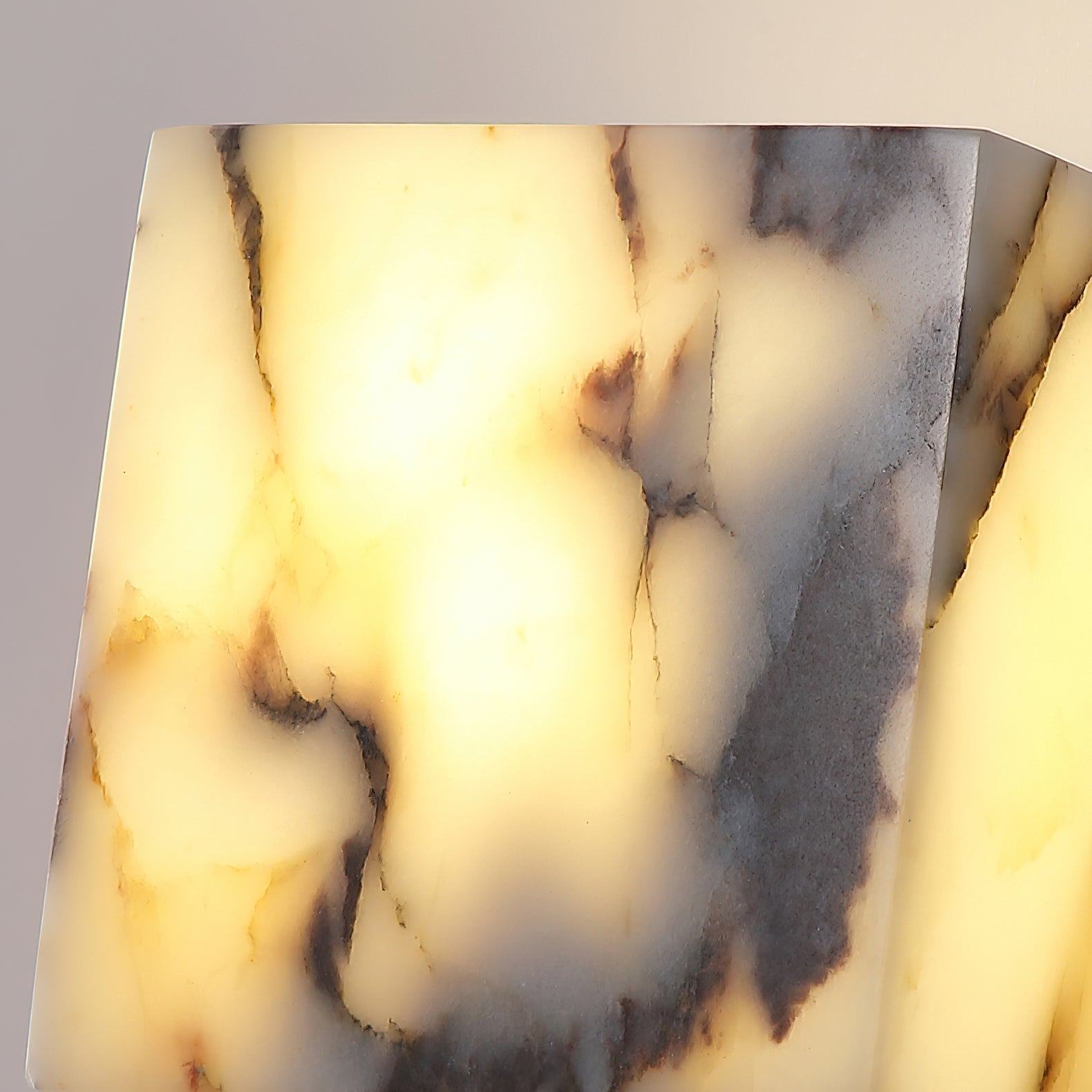 Illaee Modern Minimalist Square Marble Wall Lamp - Lamp Copper