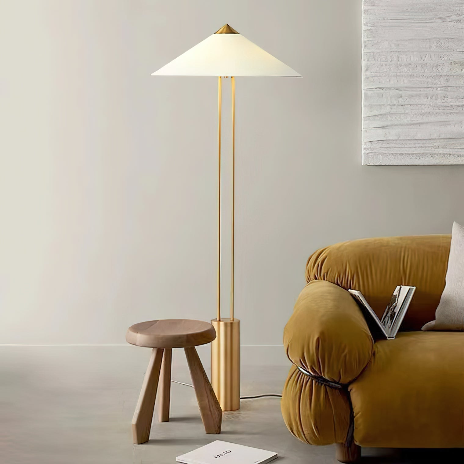 Staccato Floor Lamp - Lamp Copper
