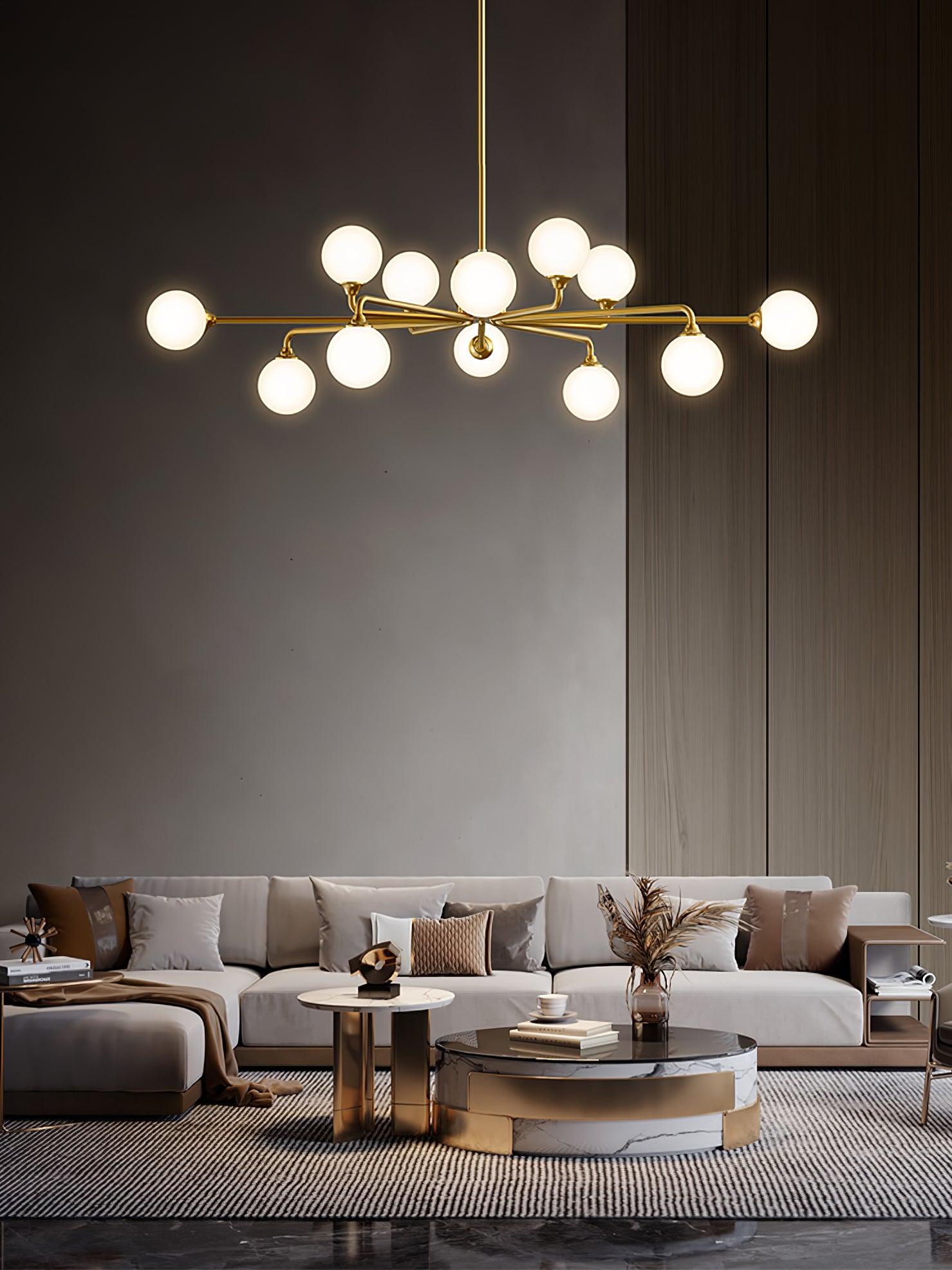 Galaxy Modern Glass Chandelier - Blowlighting