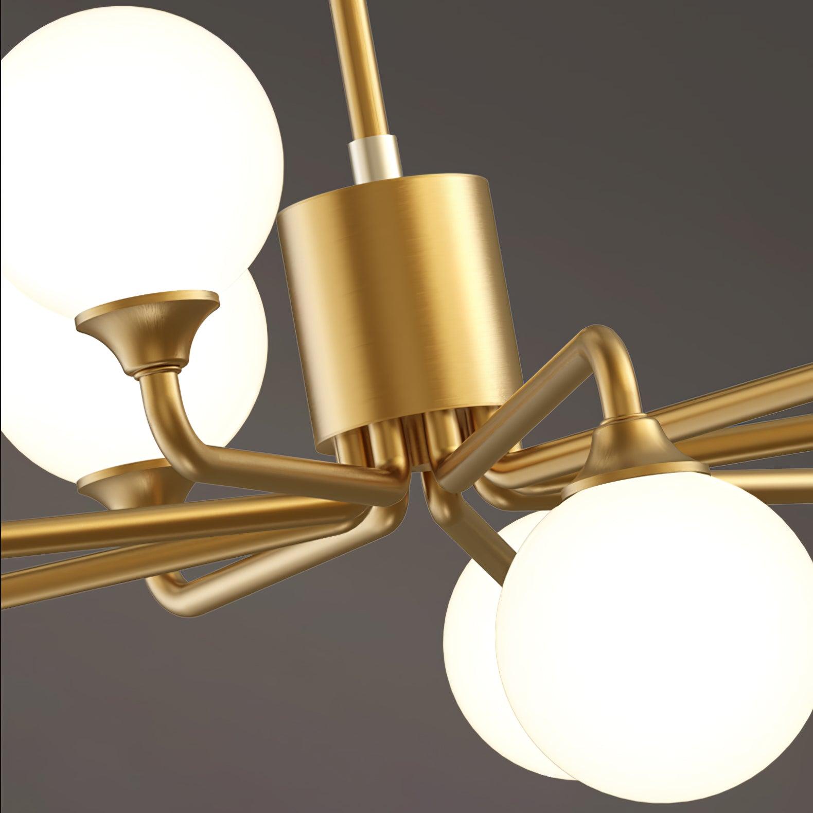 Galaxy Modern Glass Chandelier - Blowlighting