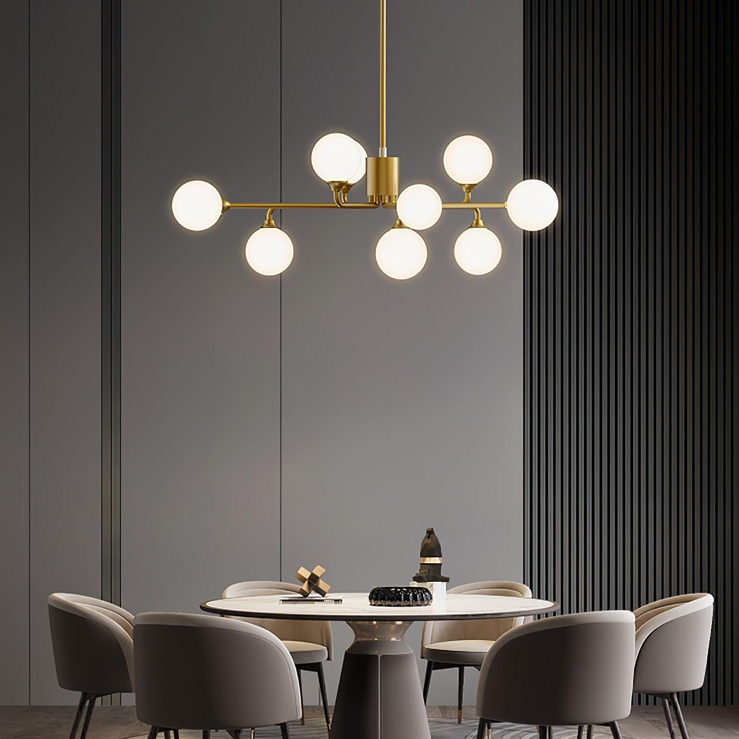 Galaxy Modern Glass Chandelier - Blowlighting