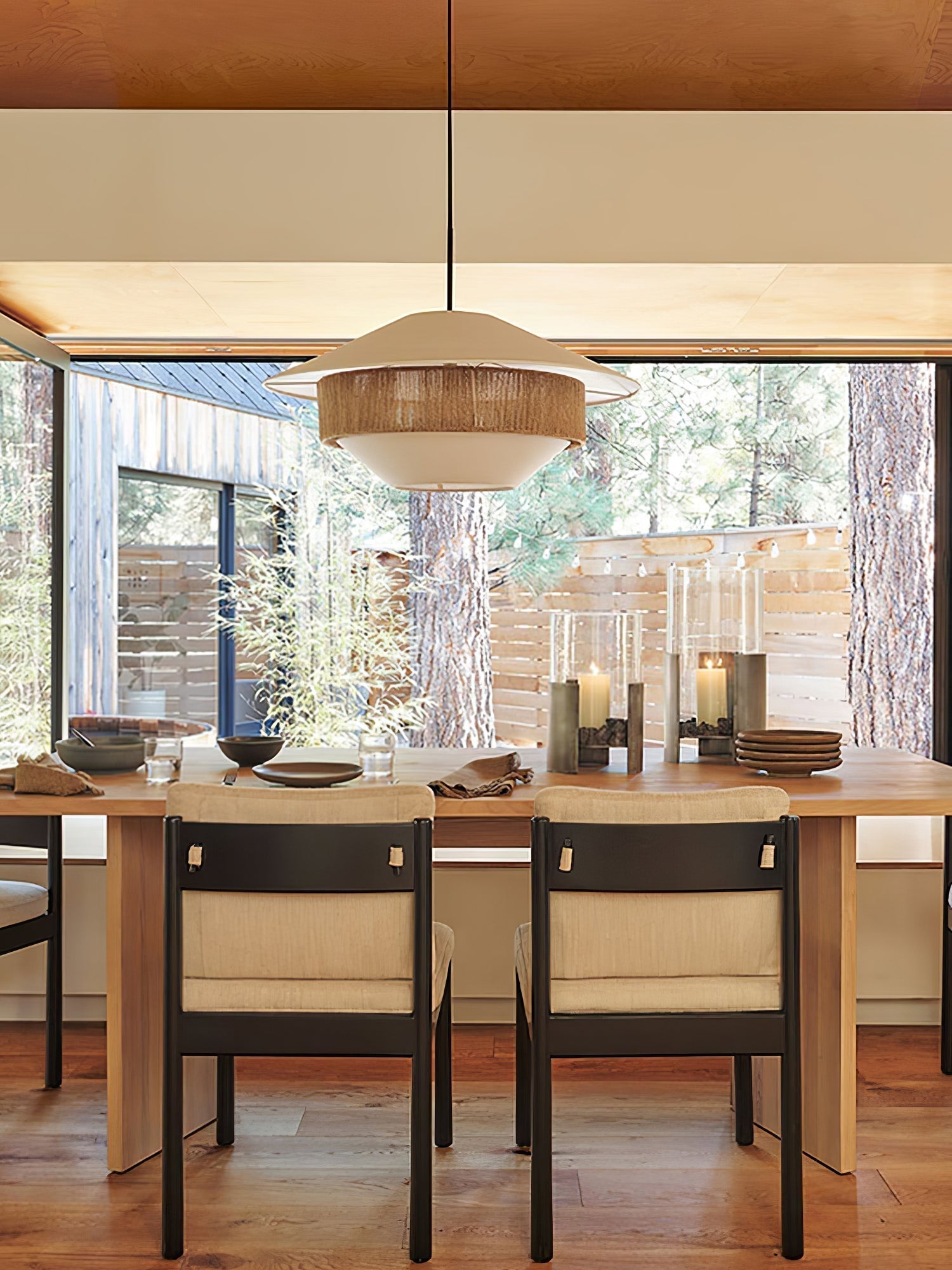 Stevie Woven Pendant Lamp - Blowlighting