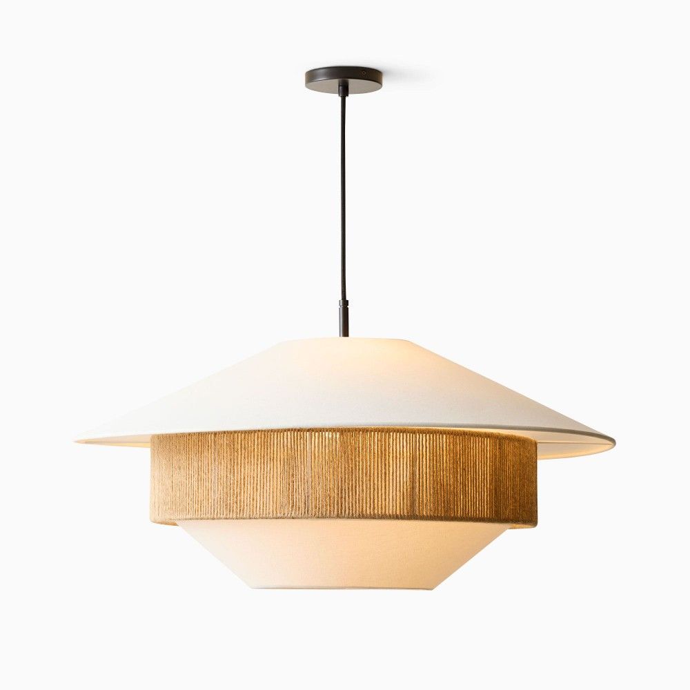 Stevie Woven Pendant Lamp - Blowlighting