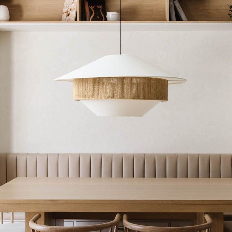 Stevie Woven Pendant Lamp - Blowlighting