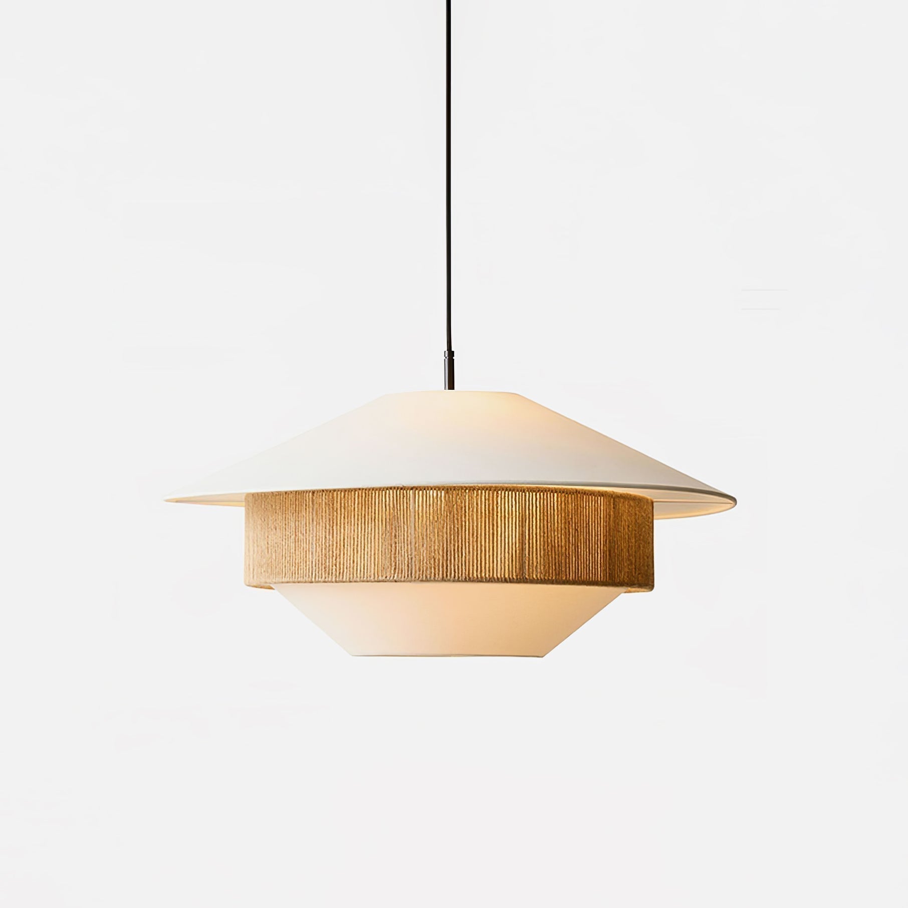 Stevie Woven Pendant Lamp - Blowlighting