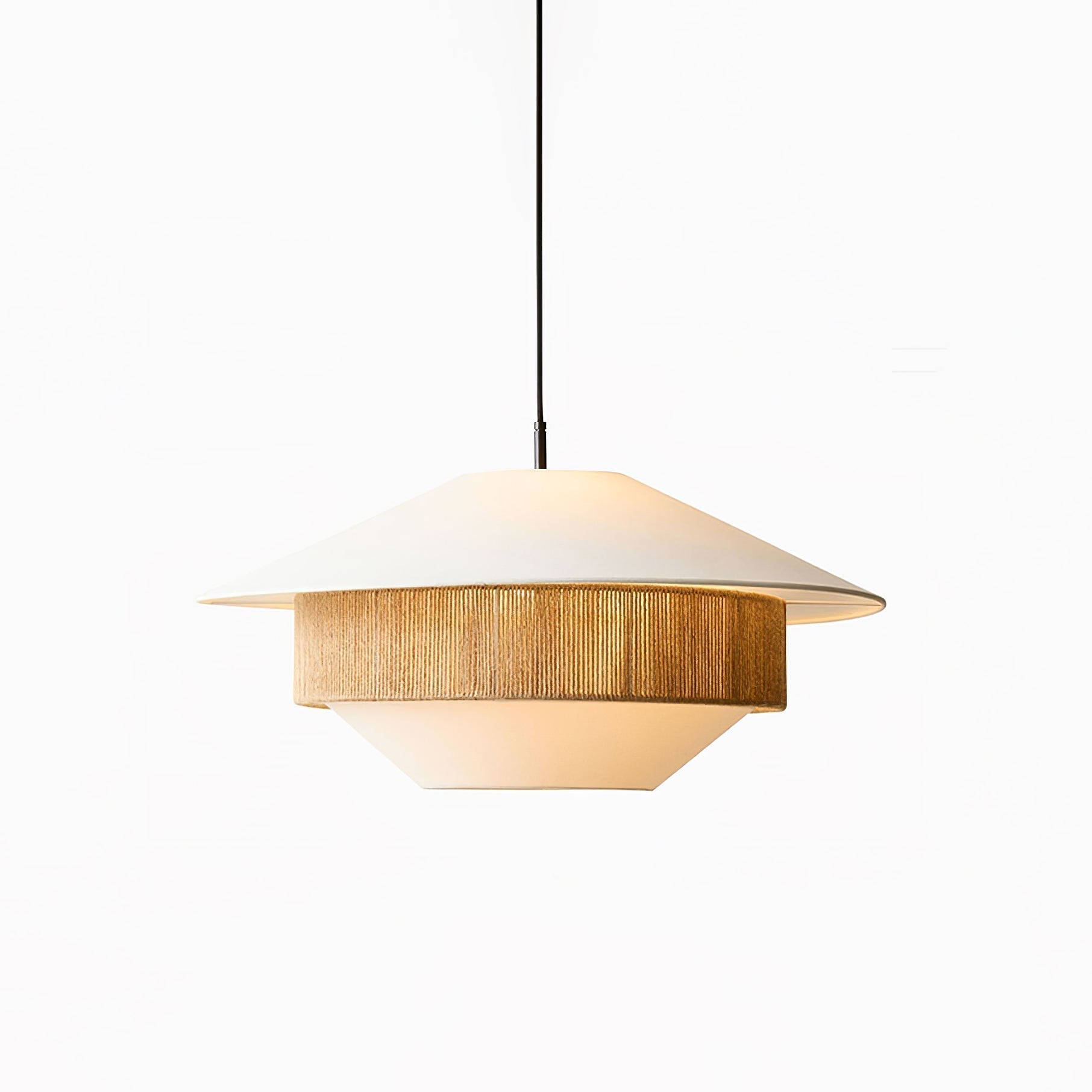Stevie Woven Pendant Lamp - Blowlighting