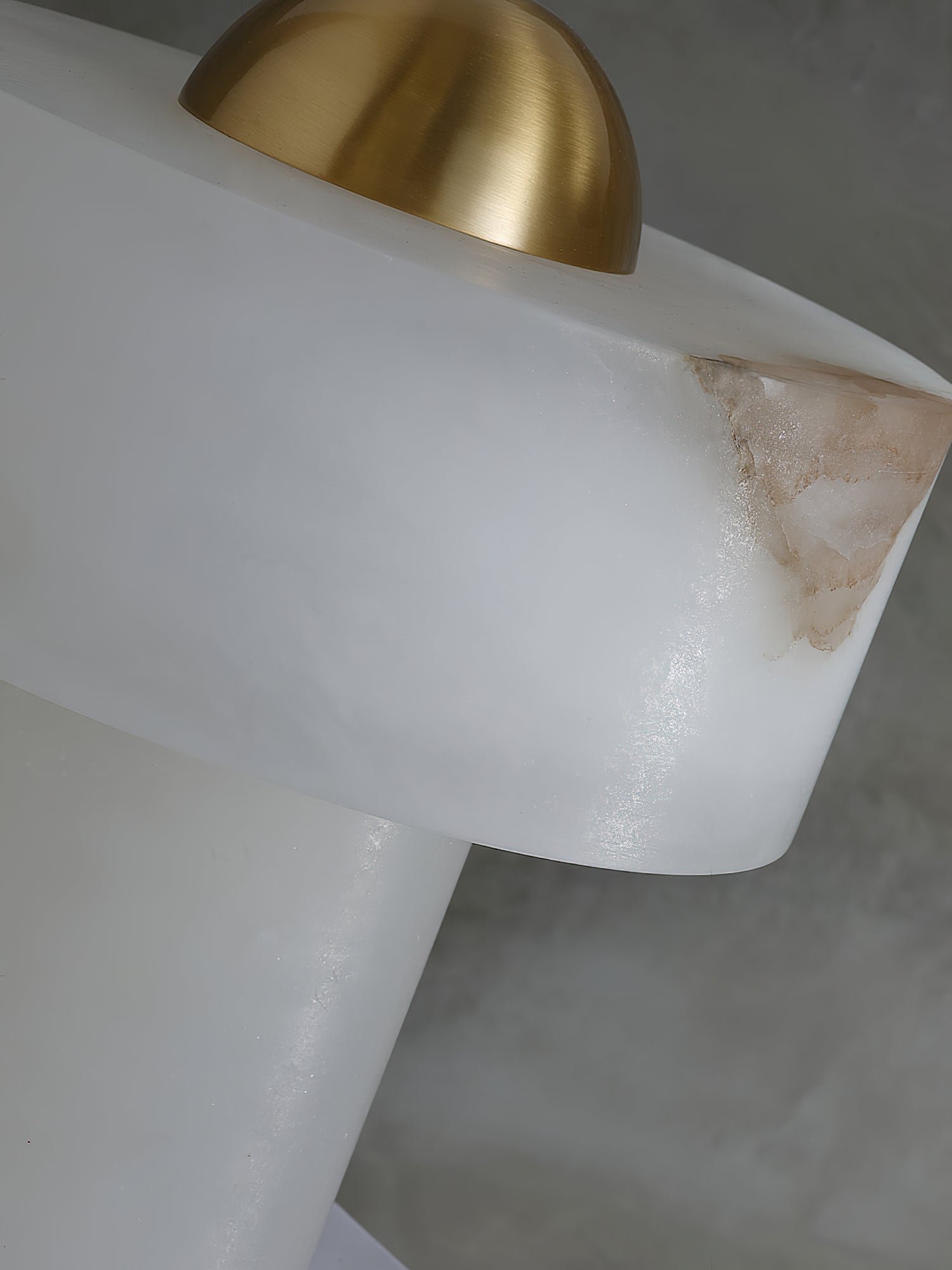 Stone Alabaster Table Light - Lamp Copper