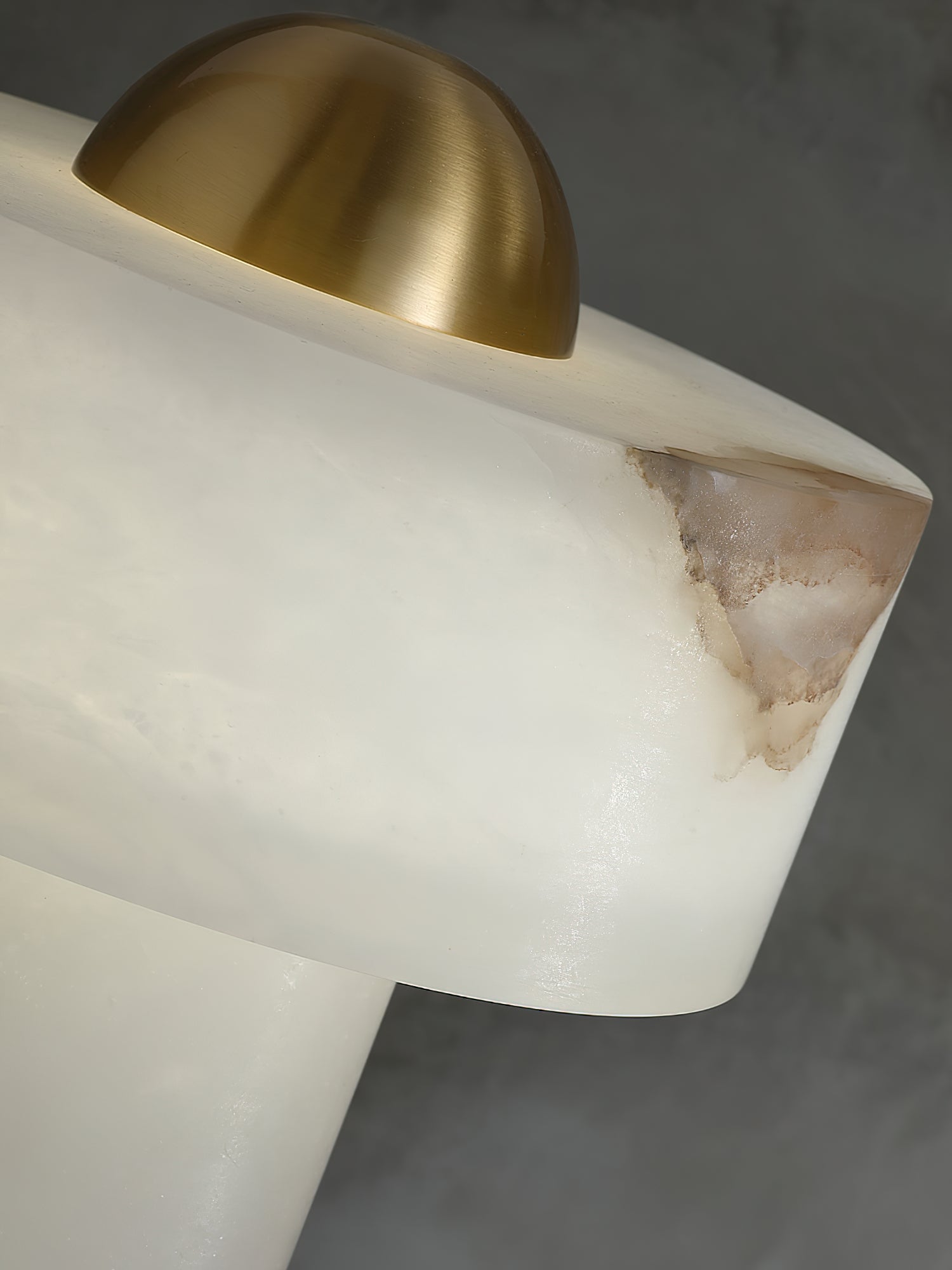 Stone Alabaster Table Light - Lamp Copper
