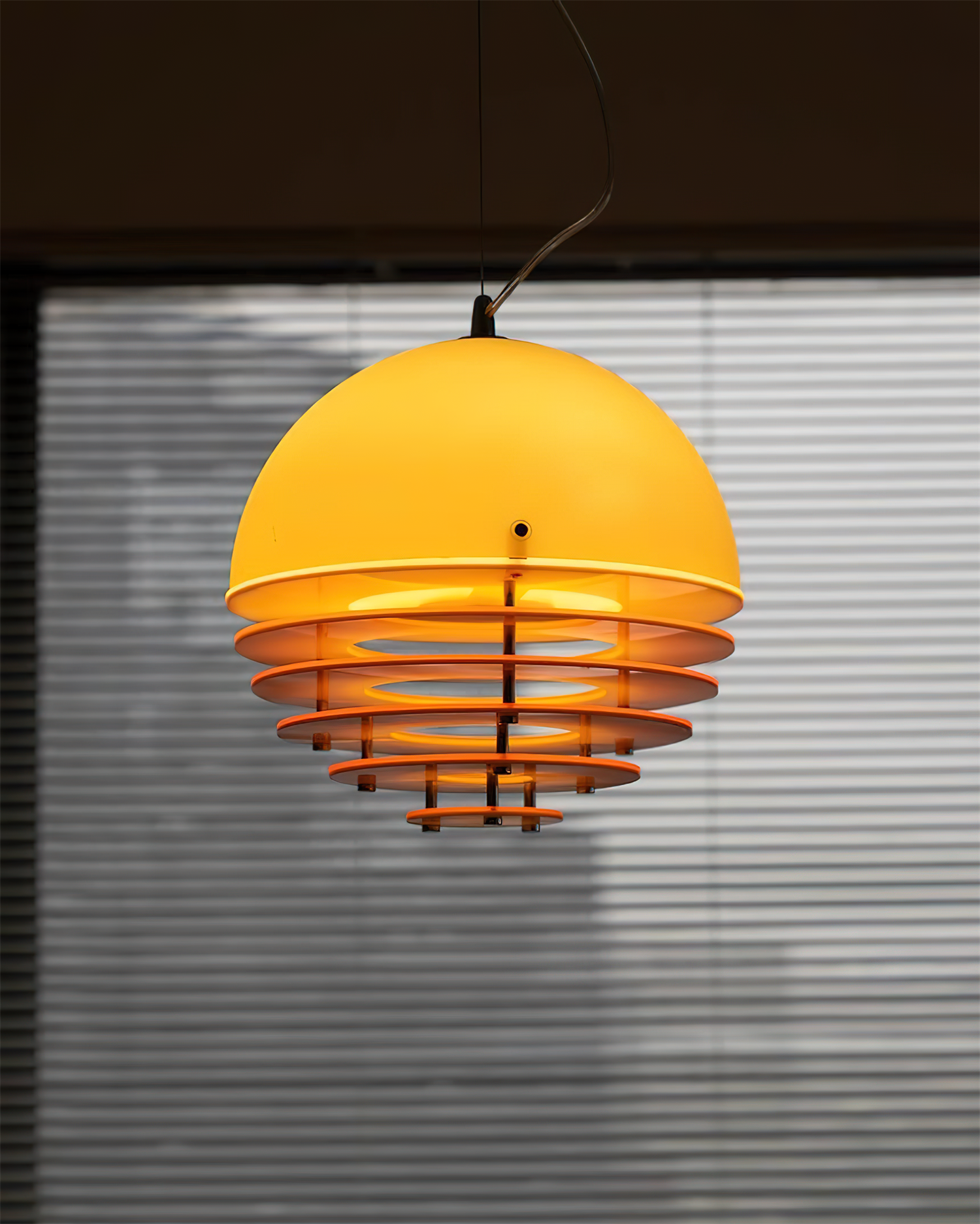 Pendant Lamp Modern Layered Acrylic Shade Soft Glow Dining Room - Letslighting