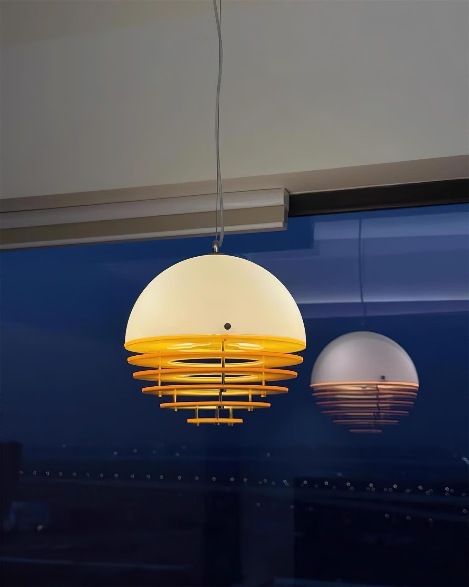 Pendant Lamp Modern Layered Acrylic Shade Soft Glow Dining Room - Letslighting