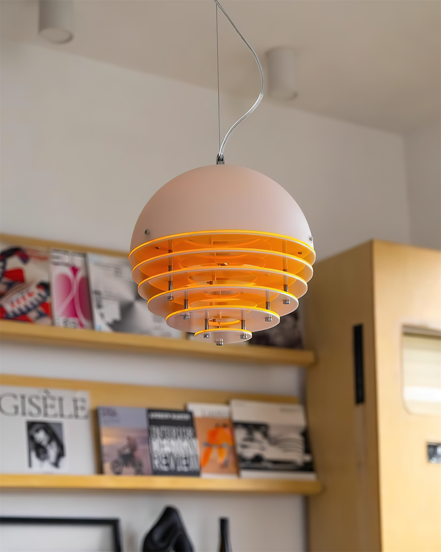Pendant Lamp Modern Layered Acrylic Shade Soft Glow Dining Room - Letslighting