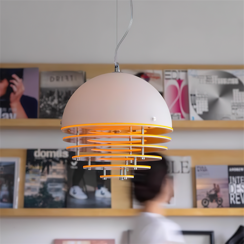Pendant Lamp Modern Layered Acrylic Shade Soft Glow Dining Room - Letslighting