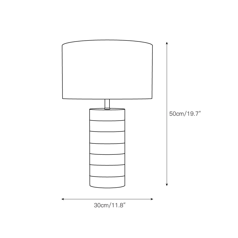 Surya Coast Table Lamp - Lamp Copper