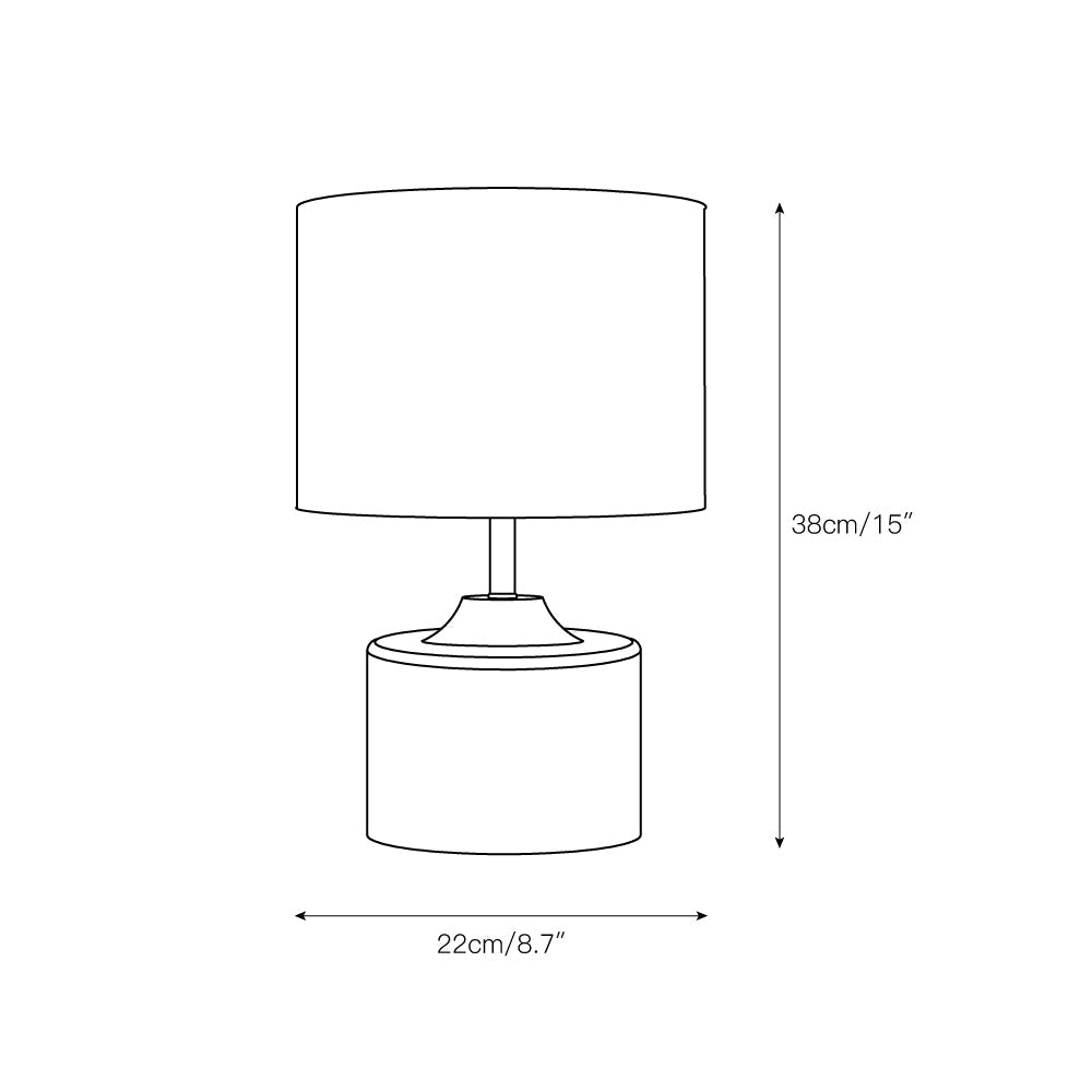 Surya Coast Table Lamp - Lamp Copper
