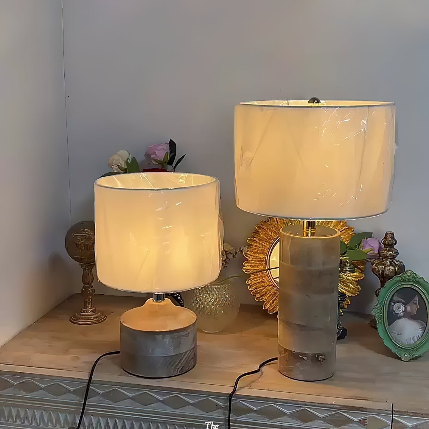 Surya Coast Table Lamp - Lamp Copper