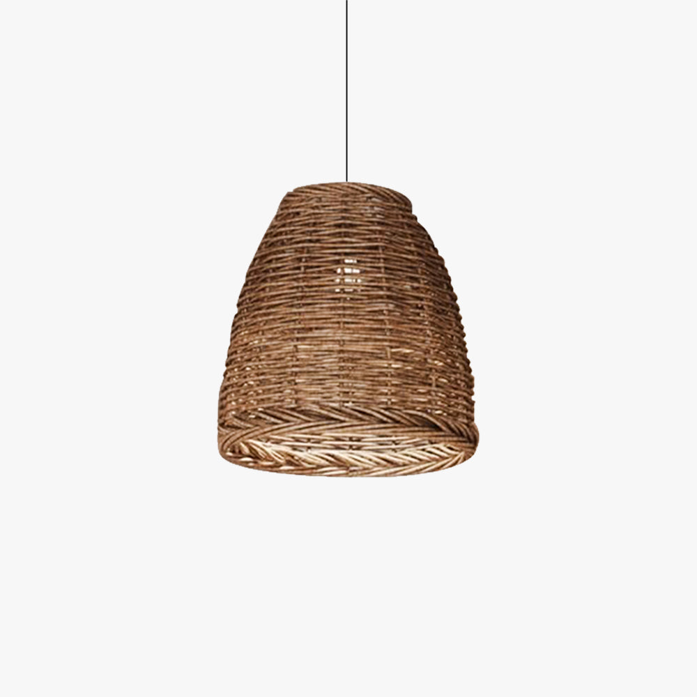 Ritta Vintage Rustica Lampadari LED Rattan Soggiorno/Camera da Letto